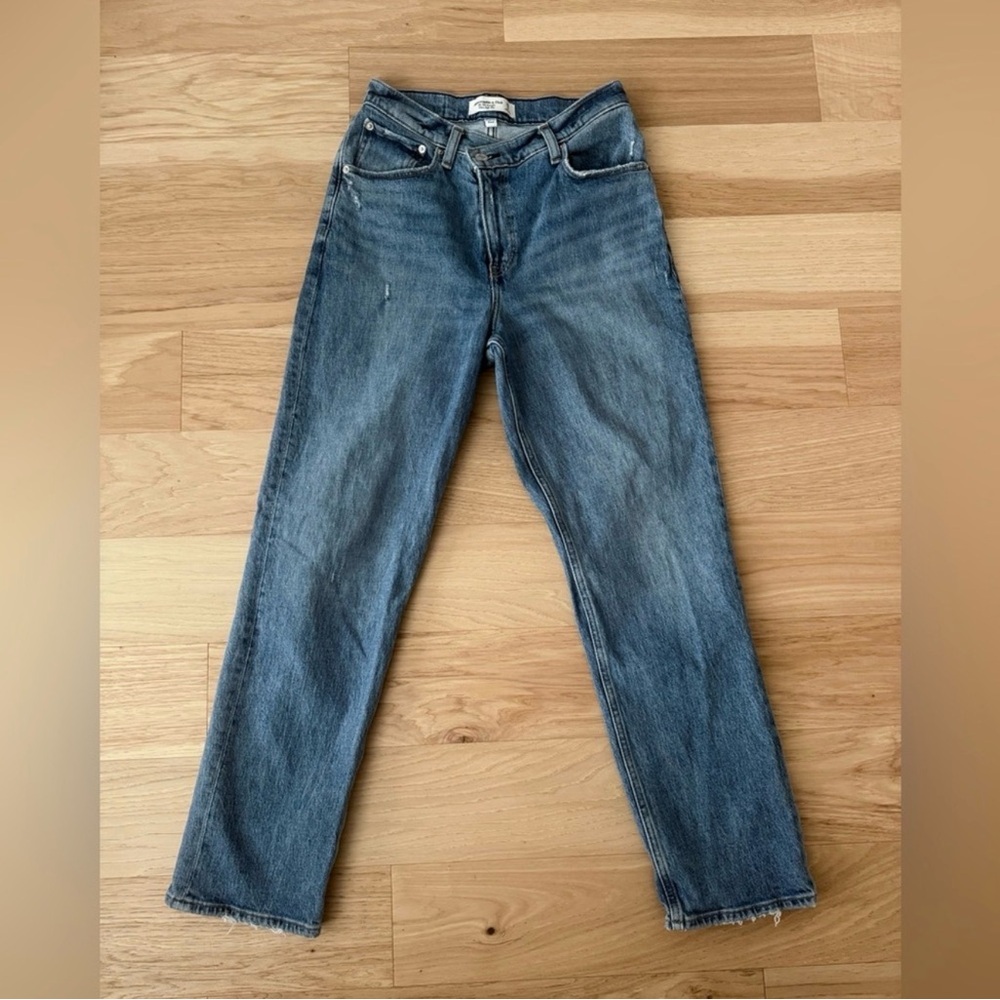 Abercrombie & Fitch Straight Fit Blue Jeans